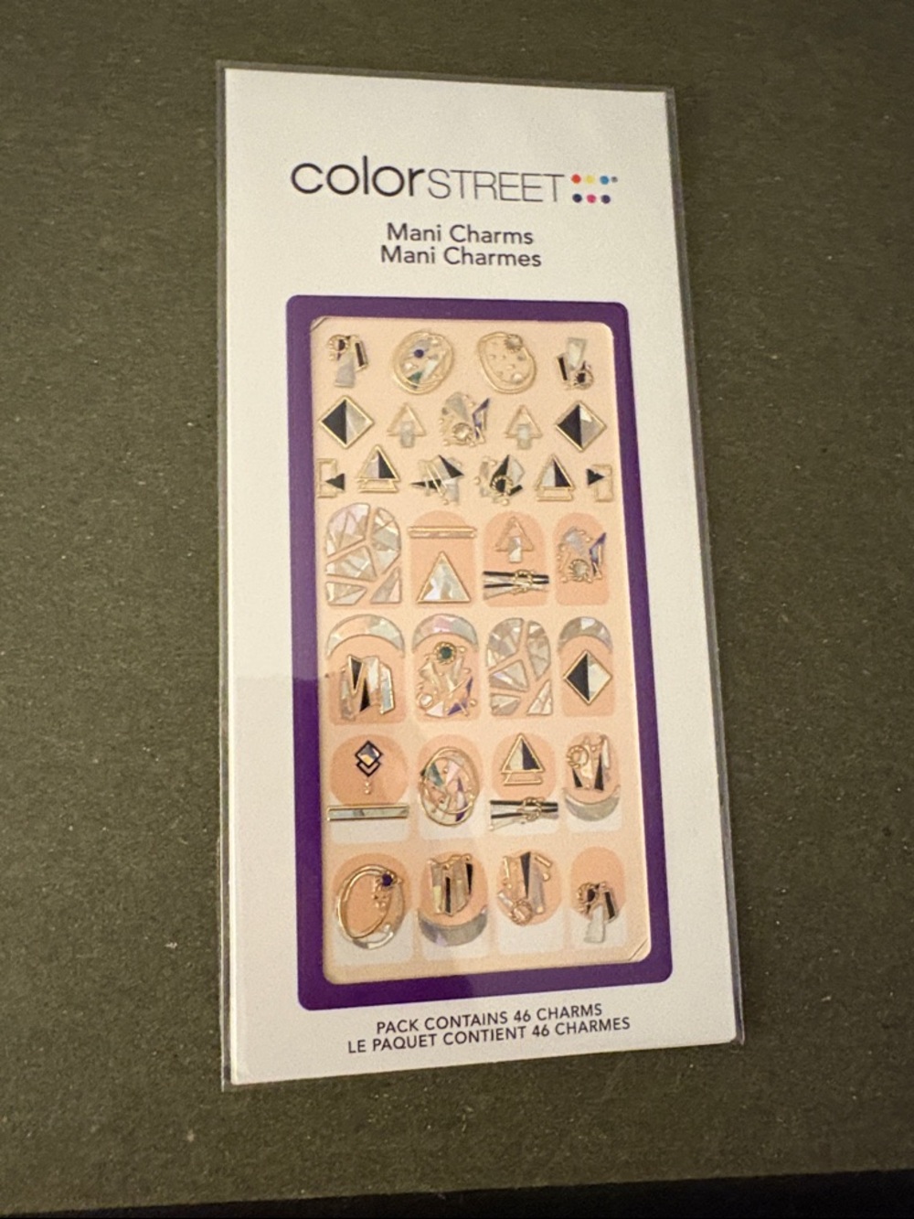 Color Street Rose Gold and Blush Mani Charms Nail Stickers